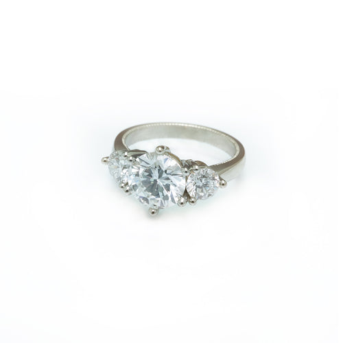 Classic White Gold Engagement Ring