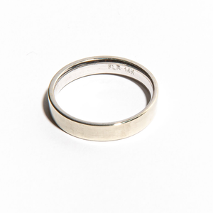 GASTOWN: White Gold Brushed Band