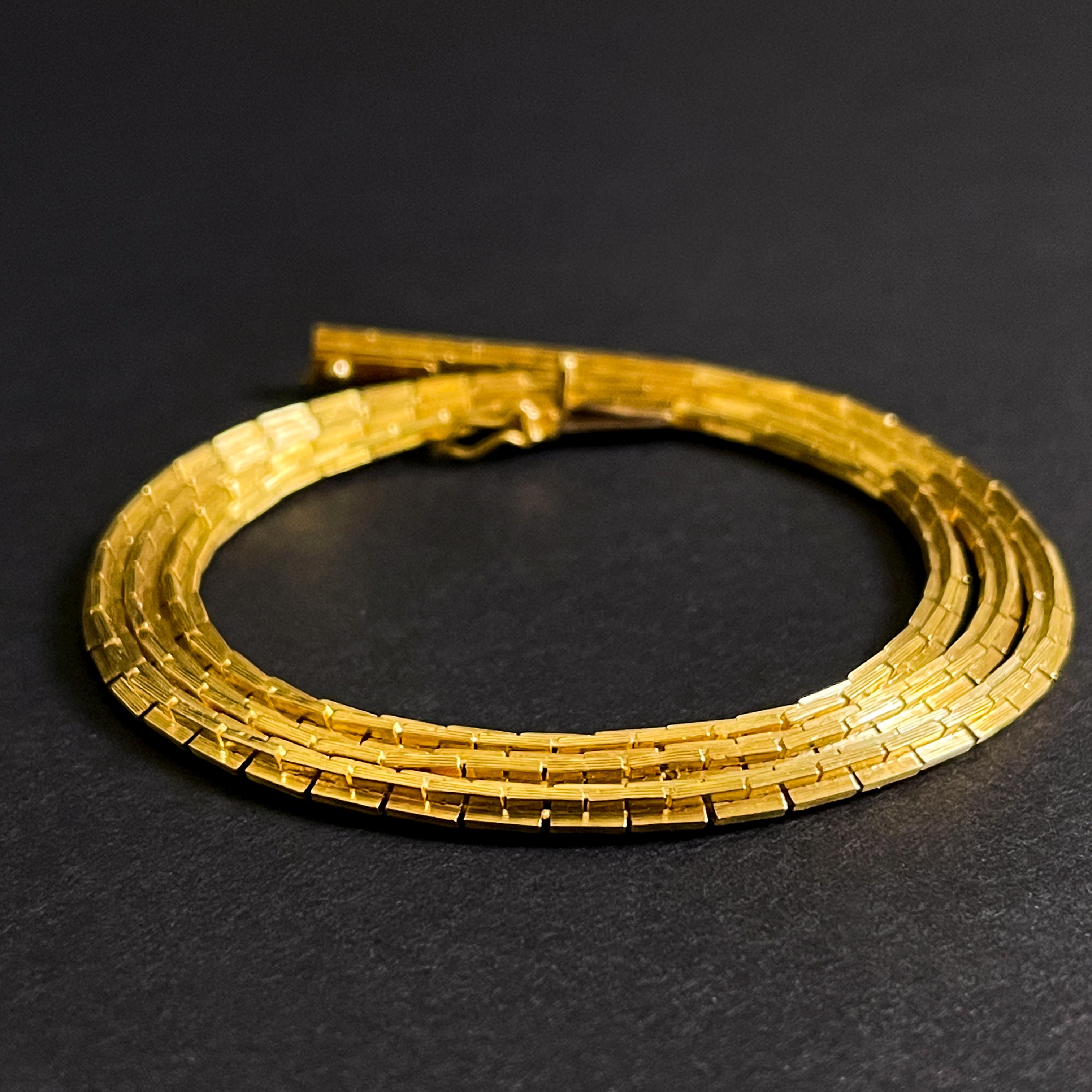 ARTHUR: 18K Yellow Gold Fancy Link Chain