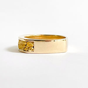 FARO: 10K Yellow Gold Nugget Ring