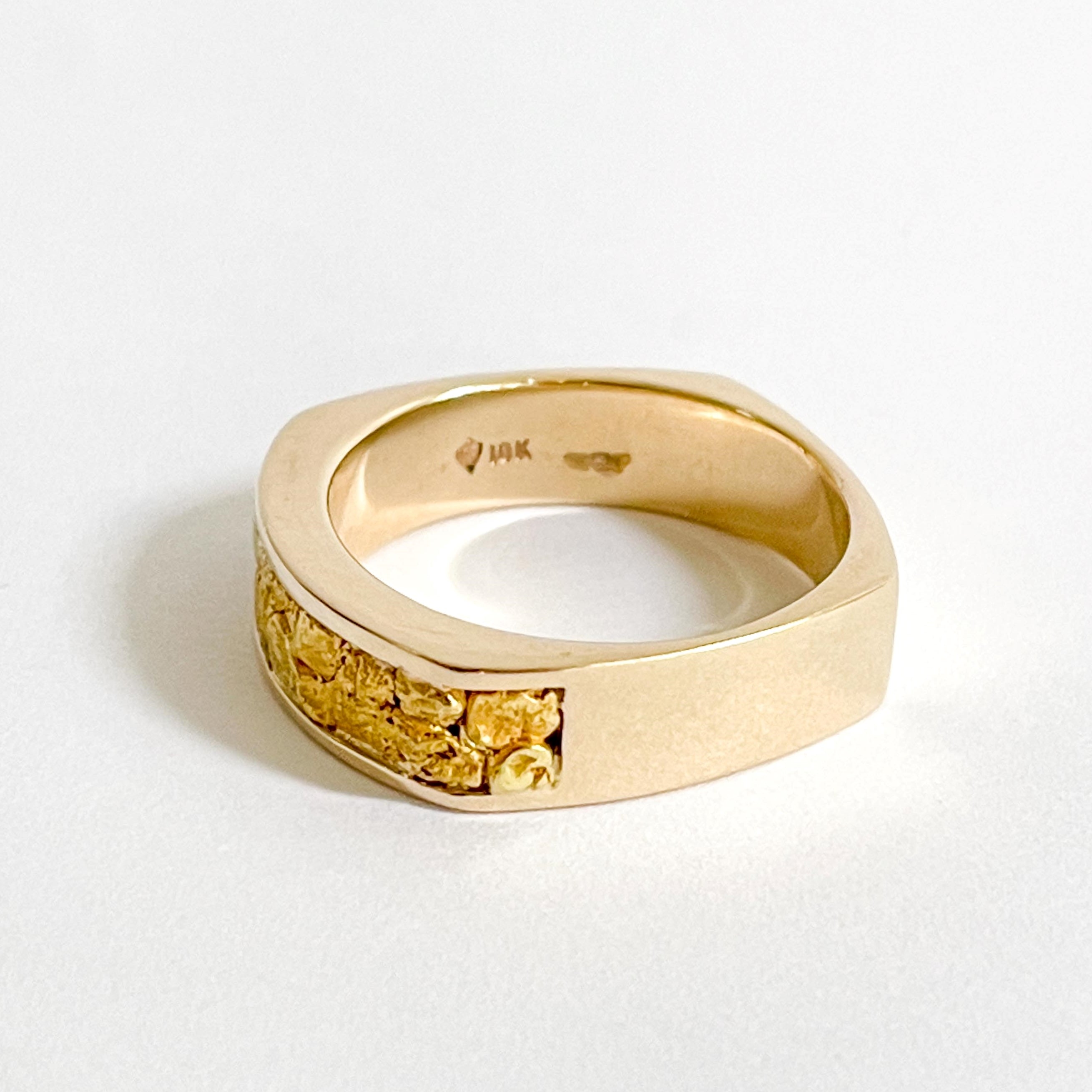 FARO: 10K Yellow Gold Nugget Ring