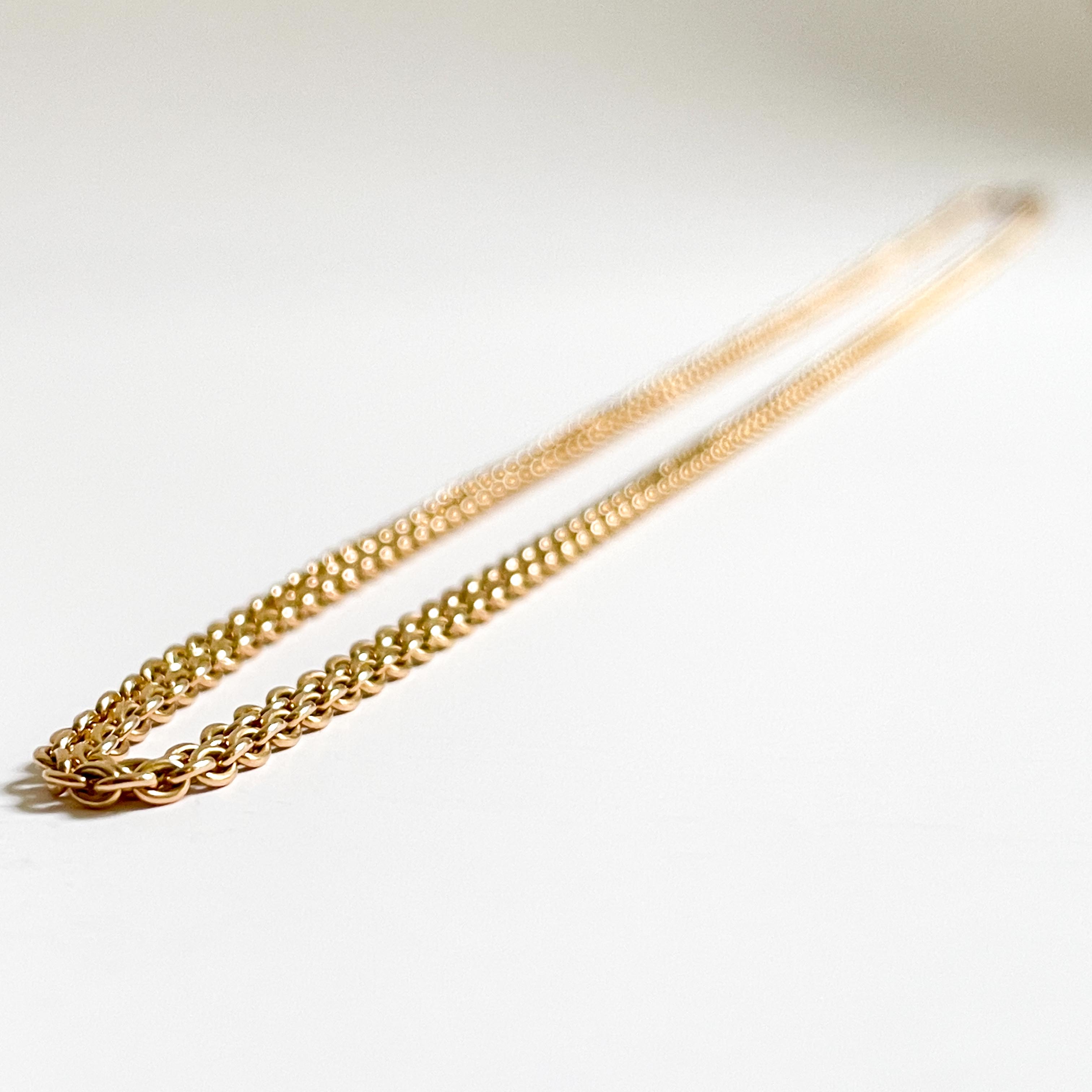 MALLORY: ROSE GOLD VINTAGE WATCH FOB CHAIN