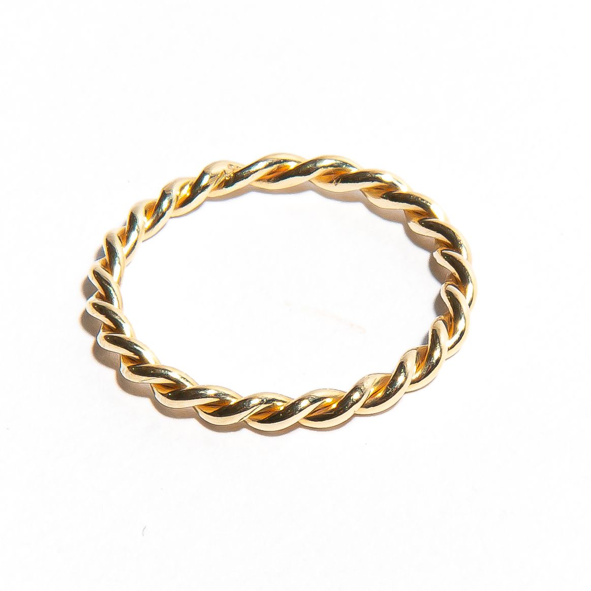 AGNES: Yellow Gold Twisted Band