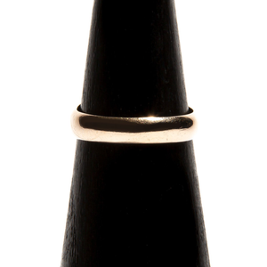 REGAL: Vintage Rose Gold Signet Lapis Ring